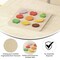 Flash Furniture Bright Beginnings Commercial Grade Birch Plywood STEM Fruit Shapes Puzzle Board, Natural/Multicolor MK-MK00620-GG - alternate 9